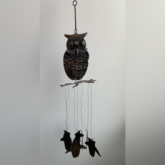Vintage owl  Bird wind chime (video) - Picture 3 of 9